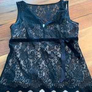 Lacey blouse tank